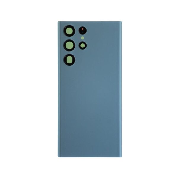 Back Cover w/ Adhesive / Camera Lens for Samsung Galaxy S22 Ultra 5G (S908) (Sky Blue)