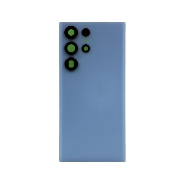 Back Cover w/ Adhesive / Camera Lens for Samsung Galaxy S23 Ultra 5G (S918) (No Logo) (Sky Blue)