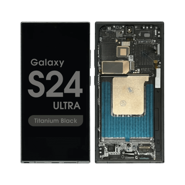 OLED Screen and Digitizer Assembly w/ Frame for Samsung Galaxy S24 Ultra (S928) (US / International Version) (Titanium Black)