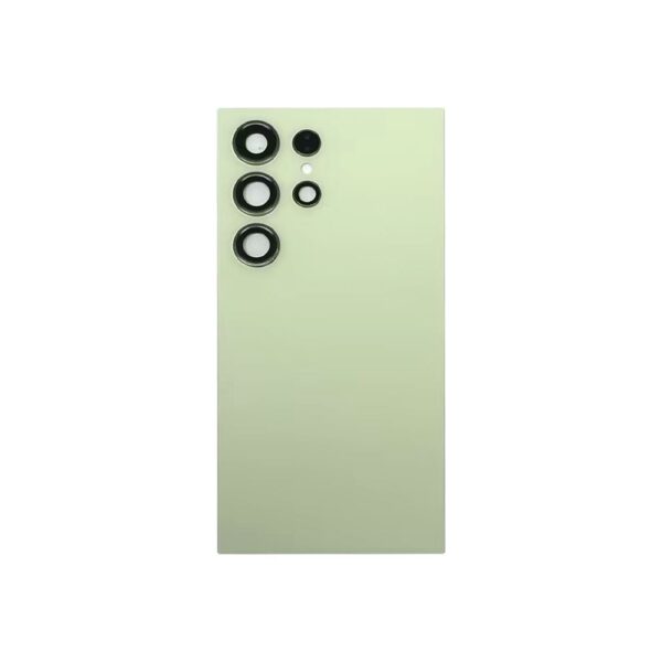 Back Cover w/ Adhesive / Camera Lens for Samsung Galaxy S24 Ultra (S928) (No Logo) (Titanium Green)