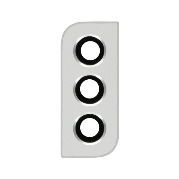 Rear Camera Lens Cover w/ Bezel Ring for Samsung Galaxy S22 5G (S901) (White)