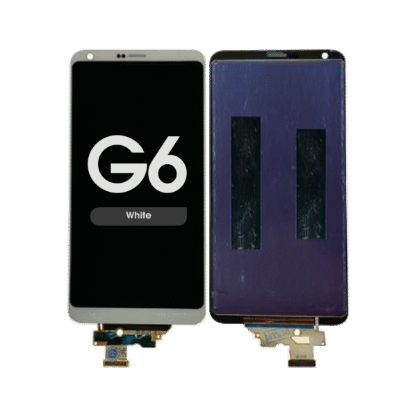 LCD Screen and Digitizer Assembly for LG G6 (No Frame) (White)