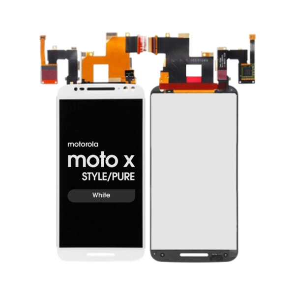LCD Screen and Digitizer Assembly for Motorola Moto X Style / Pure (No Frame) (White)